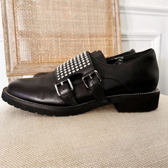 Kurt Geiger Seth Embellished Double Monk-Strap Loafers - Picture 13 of 15